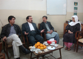 دیدار مسئول خانه فرهنگ ایران با رییس بخش فارسی دانشگاه کراچی